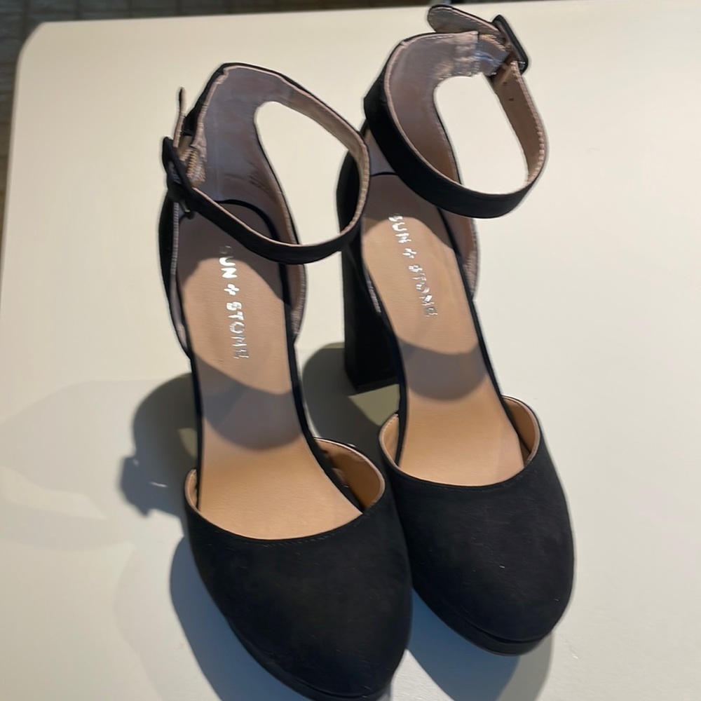Sun + Stone platform heels